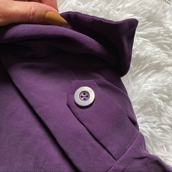 Torrid Open Drape Front Purple Cardigan Jacket Women’s Plus Size 1X - Picture 11 of 13